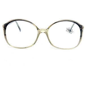 Luxottica‎ 4601 Eyeglasses Frames Beige Black Round 52-17-140 H14405
